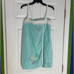 Erika Taylor vintage Terry Cloth Swim Wrap - Small